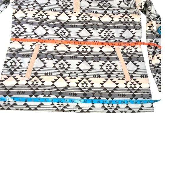 Duluth Trading Company XL Aztec Doubleback Printed Fleece Pullover Southwestern - Picture 4 of 10